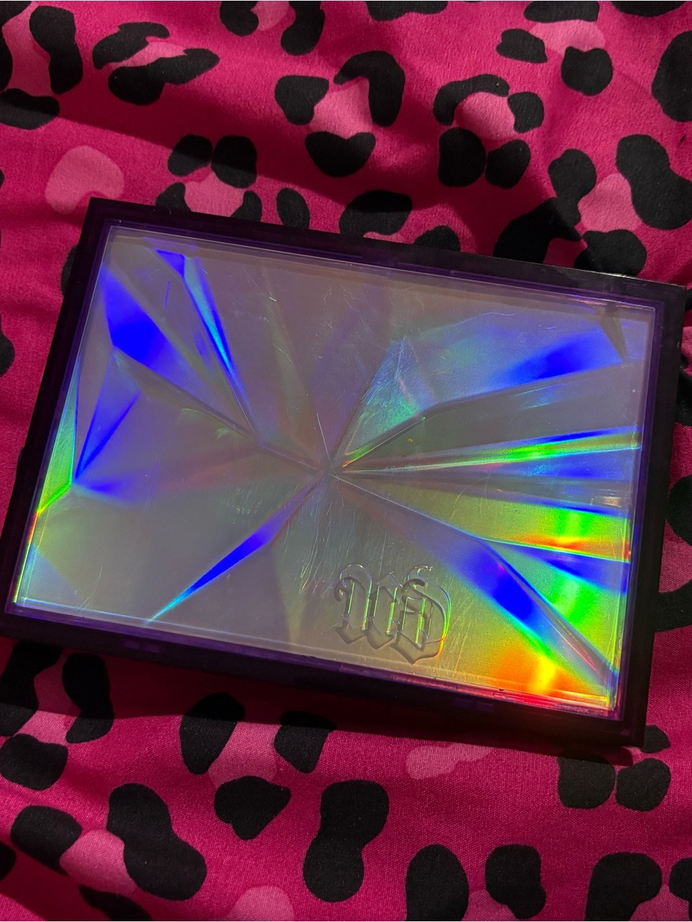Urban Decay DISTORTION Holographic Purple-Trim Accessory Case